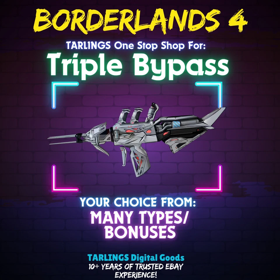 Borderlands 4 (BL4) 🎉 Triple Bypass [Repkit] GODROLLS ✨ Pick Your Item!✨ - Image 1 of 1