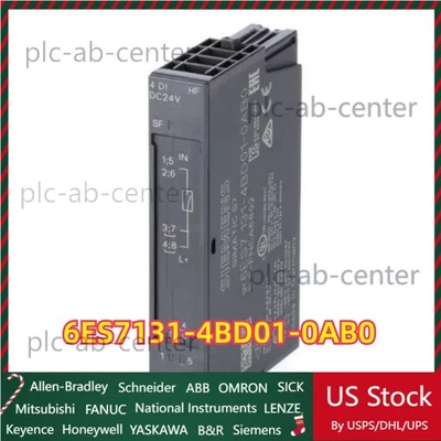 New Siemens 6ES7 131-4BD01-0AB0 6ES7131-4BD01-0AB0 Electronic Modules for ET200S - Image 1 of 4