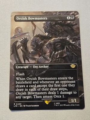 Orcish Bowmasters (Borderless) Universes Beyond: the Lord of the Rings LP - Image 1 of 4