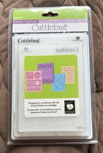 Cricut Cuttlebug 4pk Embossing Folders - Cindy Loo - Picture 1 of 2