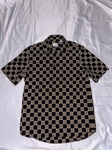 Burberry London checkered box logo button up (Worn Once) - Picture 1 of 4