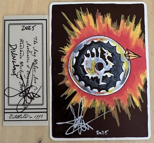 MTG ARTIST PROOF Japanese Disenchant AP Sketch Amy WEBER Magic - Picture 1 of 2