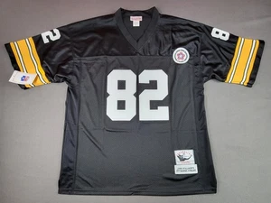 Mitchell & Ness Men's 2XL 54 John Stallworth #82 Throwbacks Jersey Black/yellow - Picture 1 of 9