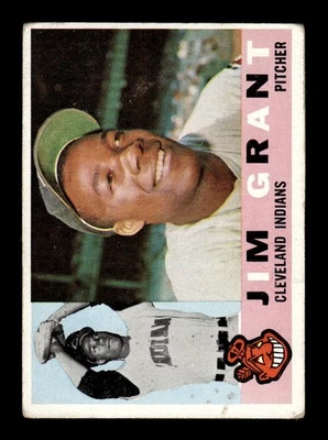 1960 Topps #14 Mudcat Grant - Cleveland Indians VG - Image 1 of 2