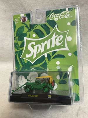 M2 Machines Coca Cola  Sprite  1944 Jeep MB  CHASE 1/750   B2 - Image 1 of 4