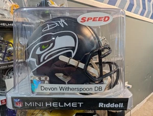 Devon Witherspoon Seattle Seahawks autographed signed mini helmet Coa - Picture 1 of 3