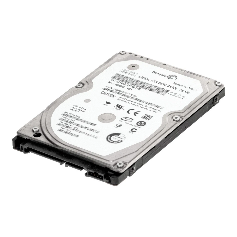 Hard Drive Seagate Momentus 7200.3 ST980411AS 80GB 7.2K 16MB SATA II 2.5'' - Image 1 of 3