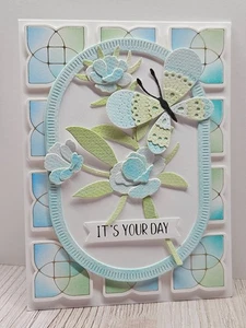 Handmade Greeting Card Keepsake Quality ocbrandy it's your day butterfly - Picture 1 of 2