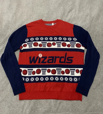 NBA Washington Wizards Ugly Christmas Sweater By Forever Collectibles - XXL Cover