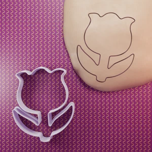 Tulpen Blumen Pflanze Keksausstecher - Fondant & Biscuit- Instagram - 3 Größen - Picture 1 of 4