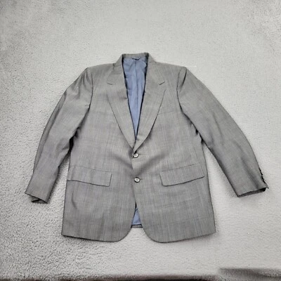 Blazer Hickey Freeman Para Hombres 44R Lana Gris Traje Chaqueta Abrigo Deportivo Foto 1 de 4