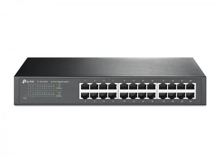 TP-Link 24-Port Gigabit Ethernet Switch, Rack-Mount/Desktop, Steel Case(TL-SG102 - Immagine 1 di 1