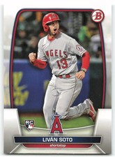 2023 Bowman Livan Soto  46 Los Angeles Angels
