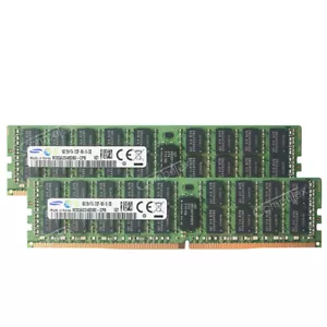 Samsung 32GB 2X16GB PC4-2133P DDR4-2133 288P 1.2v ECC Registered Server Memory - Picture 1 of 4