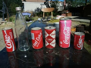 Lote de latas/botellas de Coca-Cola de colección raras Japón diamante Holanda España/Italia refresco - Imagen 1 de 12
