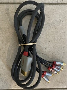 Rocketfish HDTV Component AV Audio Video Cables Xbox 360 Tested 8 ft. EUC - Picture 1 of 5