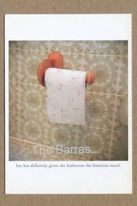 ENGLAND, Toilet Paper Roll, 1991. Photo  MARTIN PARR FOTOFOLIO POSTCARD - Picture 1 of 2