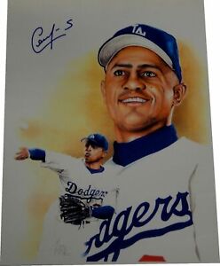 Cesar Izturis Signed Autographed 11x14 Poster/Print Los Angeles Dodgers /30
