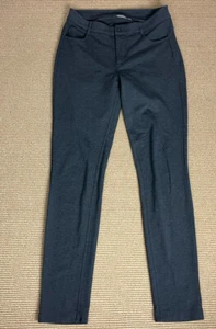 Athleta Women's Avenue Ponte Skinny Pants Size 8 Dark Gray Stretch Pockets - Picture 1 of 10