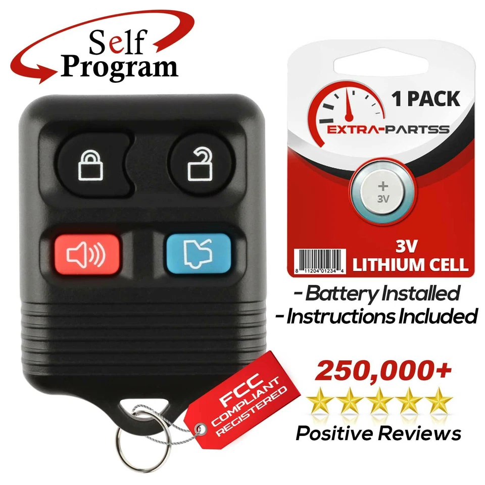 For 1998 1999 2000 2001 2002 2003 2004 2005 2008 2009 Mercury Sable Remote Fob Foto 1 de 4