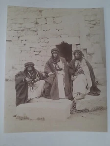 BONFULS "BEDOUINS" CIRCA 1880s 8.5" x 10" Albumen print Exc. Cond - Picture 1 of 9