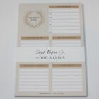 Jess' Paper Co. for The Jilly Box Grocery Notepad Brand New MSRP $17
