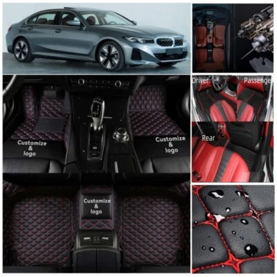 For BMW i3 i4 i5 i7 i8 iX iX1 iX3 2014-2025 Car Floor Liners Mats Auto Carpets - Изображение 1 из 4