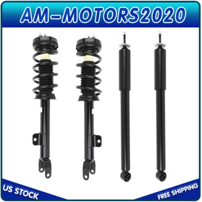 4 Pcs For 2012-2017 Dodge Charger RWD Front+Rear Complete Struts Shocks Springs - Image 1 of 4