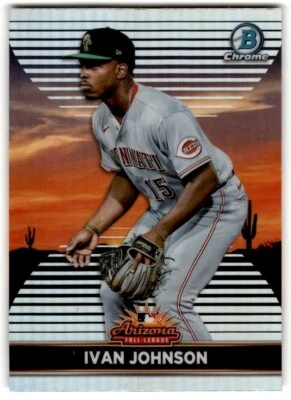 2022 Bowman Chrome Arizona Fall League Ivan Johnson #AFLS-3 - Image 1 of 2