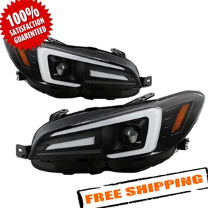 Spyder Auto 5088086 Black Projector Headlights for 2015-2020 Subaru Impreza WRX - Picture 1 of 11