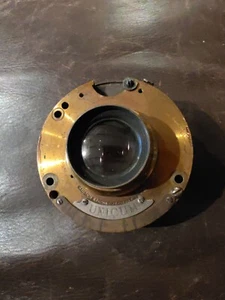 Antique Bausch & Lomb Camera Lens Unicum Brass Iris Works But Incomplete - Picture 1 of 5