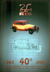 Rio 2002 1:43 Katalog Automodelle Mercedes Benz Bugatti Citroen VW 31 Seiten - Bild 1 von 2