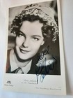 Romy Schneider signierte Autogrammkarte "Die Deutschmeister !!