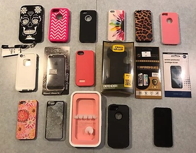 Apple iPhone 5 - 32GB -Negro y Pizarra (Sprint) + Otterbox + Lifeproof + 9 fundas+ Foto 1 de 4