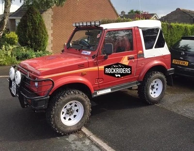 For 1986-1994 Suzuki Samurai Jimmy Replacement Soft Top White w/ Tinted Windows - Image 1 of 4