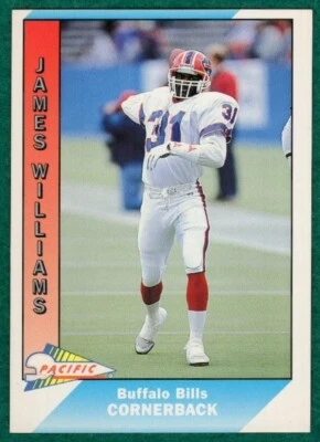 James Williams - 1991 Pacific #34 - Buffalo Bills Football Card - Image 1 of 2