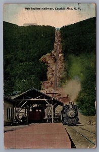Postal Otis Incline Railway Catskill Mountains Nueva York 1914 H7 - Imagen 1 de 2