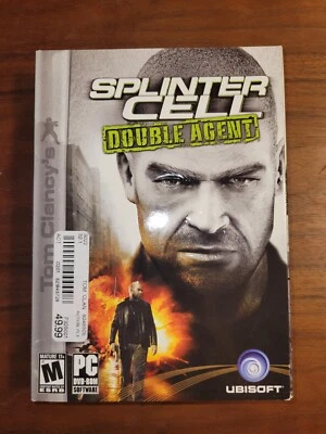 TOM CLANCY SPLINTER CELL DOUBLE AGENT PC DVD ROM UBISOFT GAME TESTED - Image 1 of 4