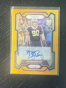 2023 Panini Prizm - Rookies Bryan Bresee #372 Gold Prizm /10 (RC) auto - Picture 1 of 5