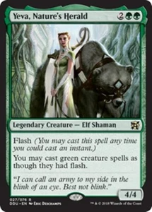 MTG - YEVA, NATURE'S HERALD - Duel Decks: Elves vs. Inventors (R) - Picture 1 of 1