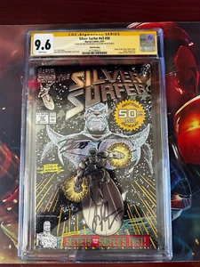Silver Surfer #50 CGC 9.6 3rd Print Signed By Jim Starlin & Ron Lim - Picture 1 of 3