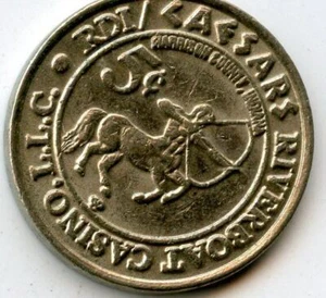 5 Cent Casino Slot Token: Caesars Riverboat Casino Elizabeth, Indiana  - Picture 1 of 2