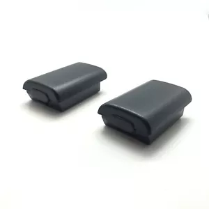 Black Xbox 360 Controller Battery Cover Pack Holder 2PCS Aus Seller Free Postage - Picture 1 of 9