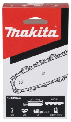 Makita® Sägekette 80TXL 10 cm - 26 TG - 1,1 mm - 0,325" - für Akku-Astsäge DUC1