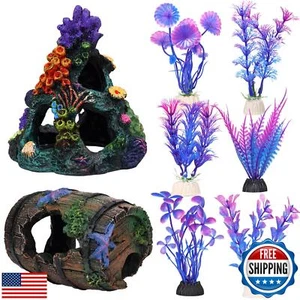 EVELOMO Fish Tank Decoration Betta Fish Tank Decorations Accessories,Aquarium - Picture 1 of 5