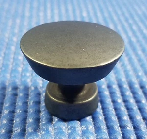 Cabinet Kitchen Bath 1.25" Solid Drawer Door Pulls Knobs Hardware Black - Picture 1 of 4