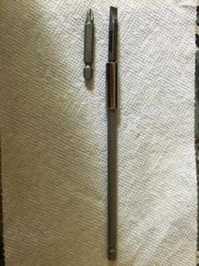 Screw Driver Tip 6" Extension With 2" Phillips & 2" Slotted Screw Driver Tips.   - Picture 1 of 1