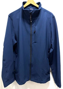 32* HEAT LS giacca attiva full zip finto collo uomo taglia L blu scuro teal poli/span - Foto 1 di 21