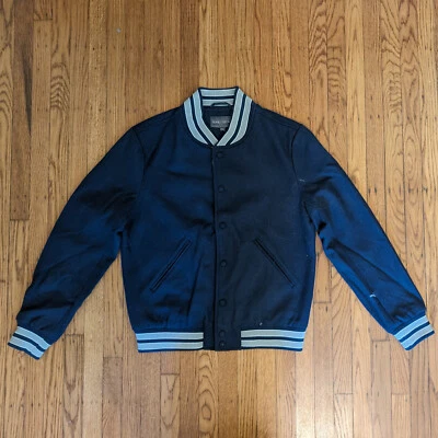 Slate & Stone Varsity Baseball Jacket Wool Blend - Image 1 of 4