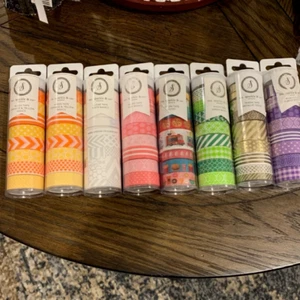 New washi tape multi color Bundle set of 8 (FINAL PRICE) - Picture 1 of 10